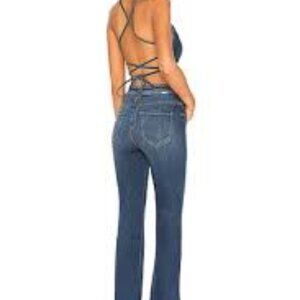 Mother The Tie Back Jumpsuit Fray